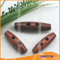 Mode Natürliche Holz Horn Toggle Button für Kleider BN8111